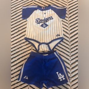 LA Dodgers Baby Outfit Set